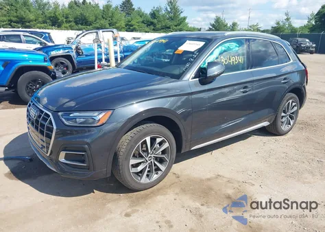2021 Audi Q5 Premium Plus 45 Tfsi Quattro S Tronic из США, поврежденный, VIN WA1BAAFY7M2066946